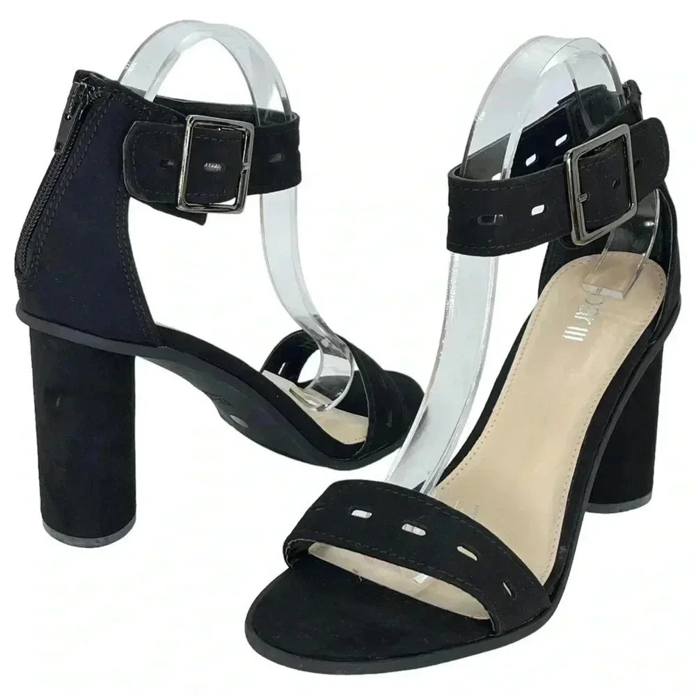 Bar III Breeanne Black Womens Heels Size 10M - Picture 10 of 12
